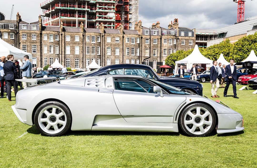 布加迪eb110实车 经典硬朗的造型