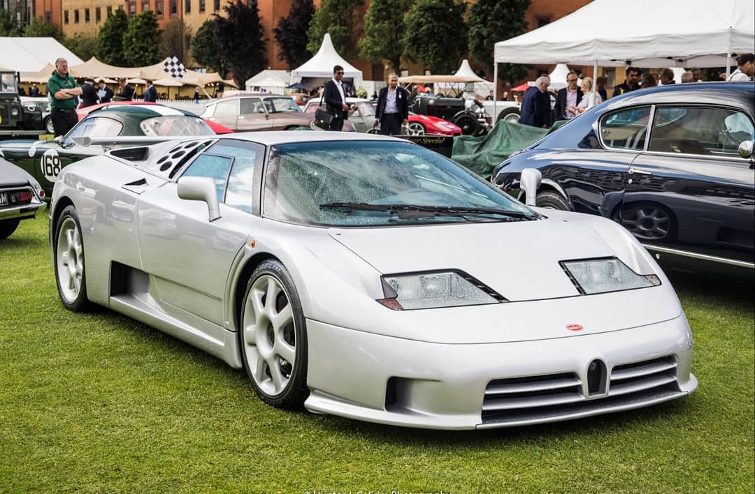 布加迪eb110实车 经典硬朗的造型