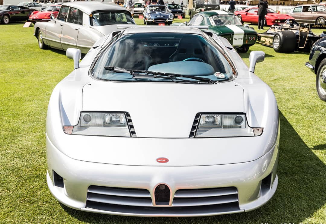 布加迪eb110实车 经典硬朗的造型