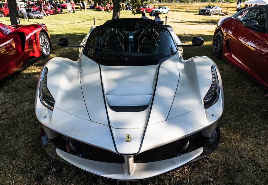 法拉利laferrari敞篷版实车 运动拉风的造型