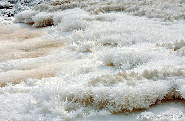 运城盐湖最美“硝花”上线,美翻了整个冬天|盐湖|氯化钙|湖面_新浪新闻