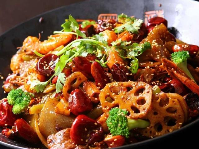 5到家常菜麻辣香锅芹菜炒香干糖醋鱼肉末豆腐油焖笋