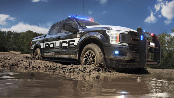 福特警用用皮卡车,硬汉气息让歹徒都害怕!