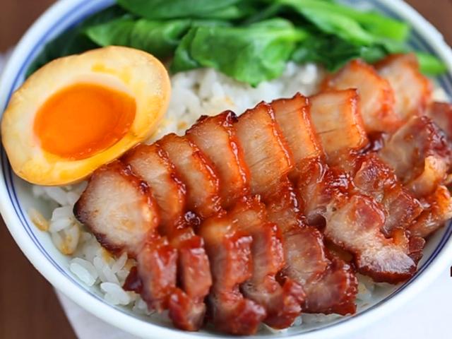 好吃到哭的黯然销魂叉烧饭一个平底锅就能做一口气能吃3碗