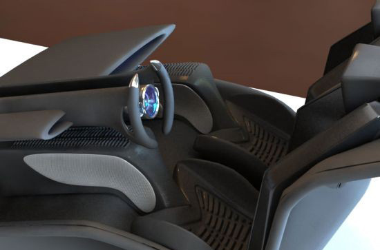 鲨鱼造型的奥迪未来概念车audi shark