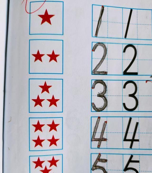 田字格里怎么写数字?4,8,9这三个数字都容易写错快收藏