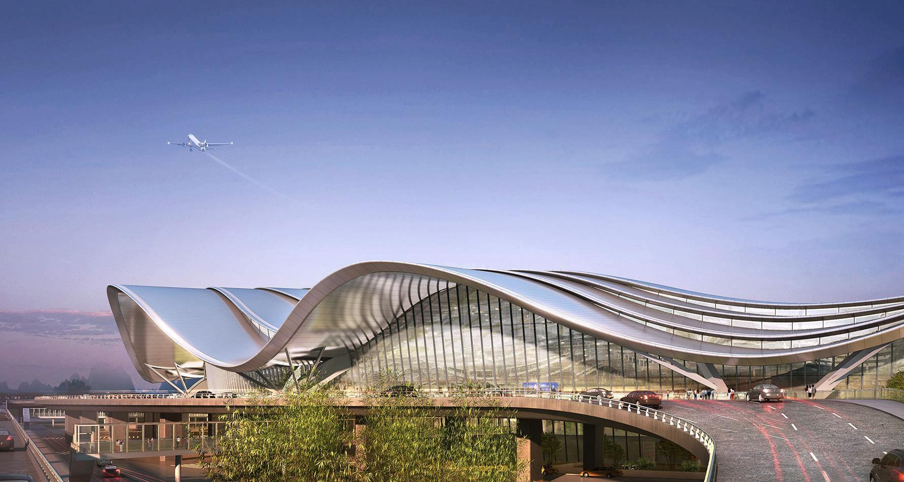 广西很繁忙的一座国际机场,是世界一流旅游航空港,有航线112条