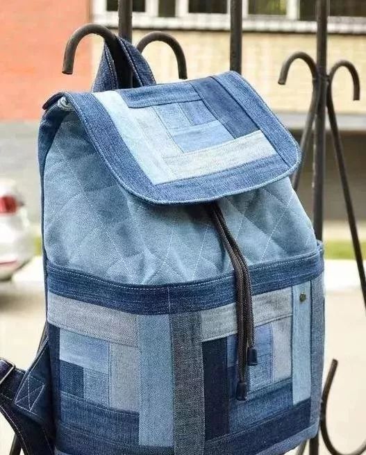 「布艺教程」两款牛仔布包包的制作过程(附部分图样)