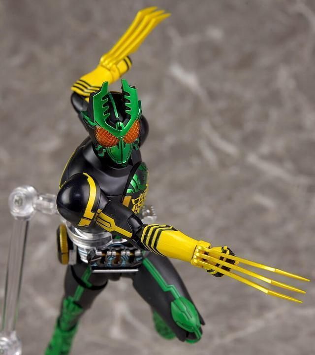 假面骑士ooo虫联组真骨雕可动手办实物详解|螳螂|骨雕|联组_新浪新闻