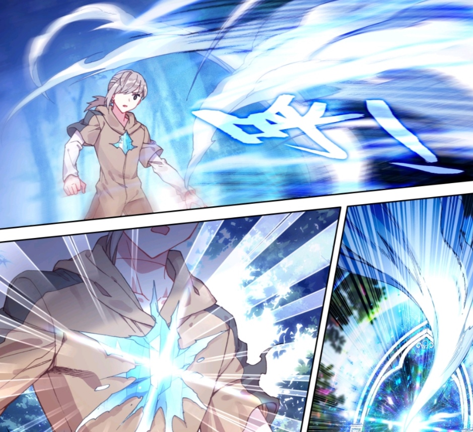 冰天梁第一次感受到如此强大的人,另外在面对两名三环魂师的夹击下