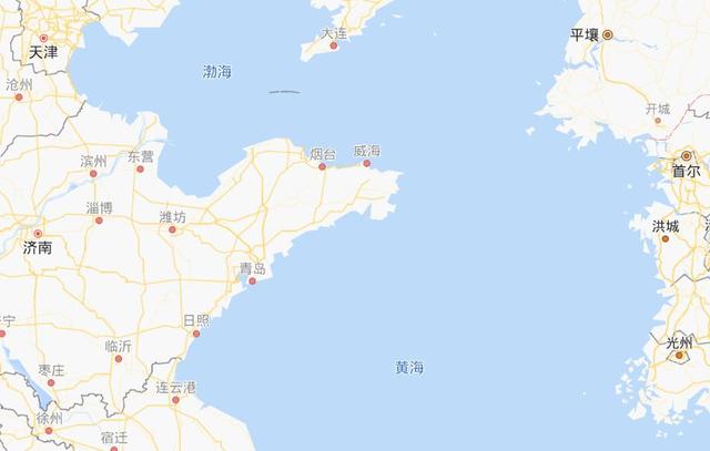 夜间20点左右,美军舰出现在山东威海石岛南部海域,第二天才驶离