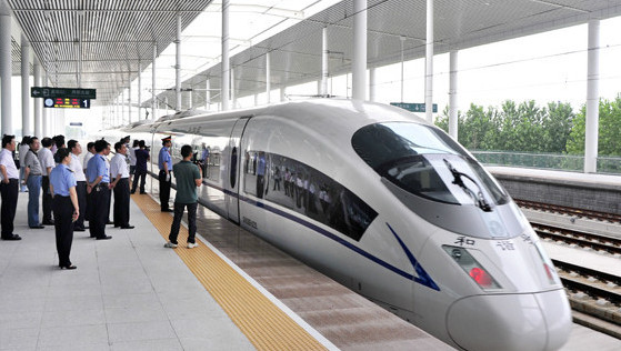 江苏省丹阳市重要的高铁车站丹阳北站