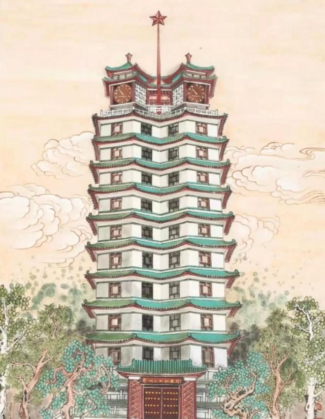 二七区有个二七塔,2006年被列为全国重点文物保护单位,是我国最年轻的