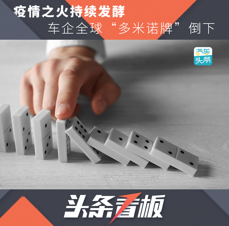 疫情之火持续发酵，车企全球“多米诺牌”倒下