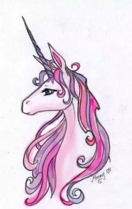 我是雕刻师素描手稿第三十七期独角兽纹身雕刻素材