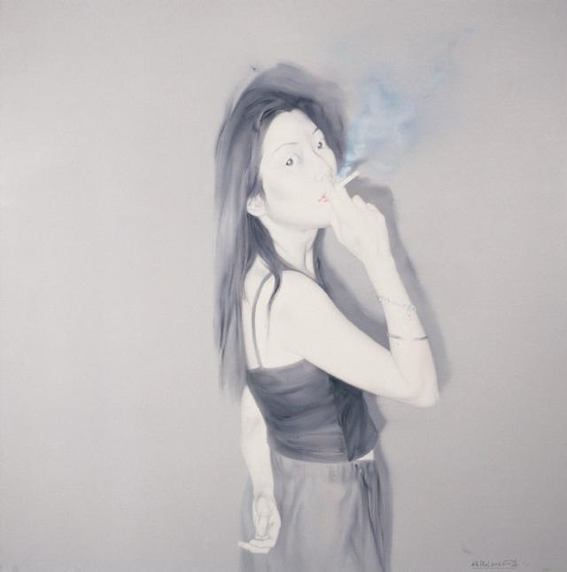 艺术家人体油画中那些颓废堕落的都市女孩