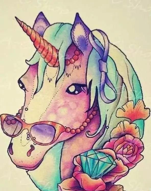 我是雕刻师素描手稿第三十七期独角兽纹身雕刻素材