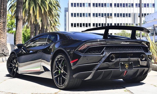 兰博基尼huracan实车 精致大气的造型