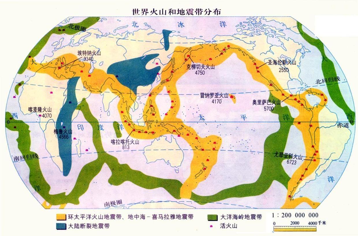 表现最为激烈的自然灾害,地震和火山喷发之间有没有什么关联?