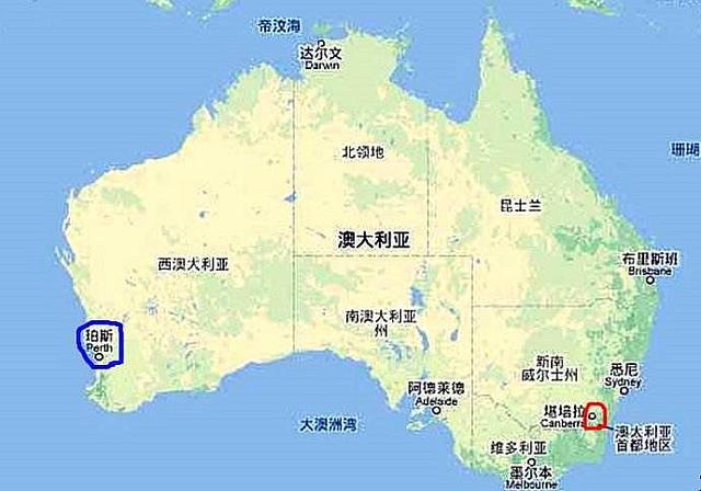 澳大利亚珀斯位置图片