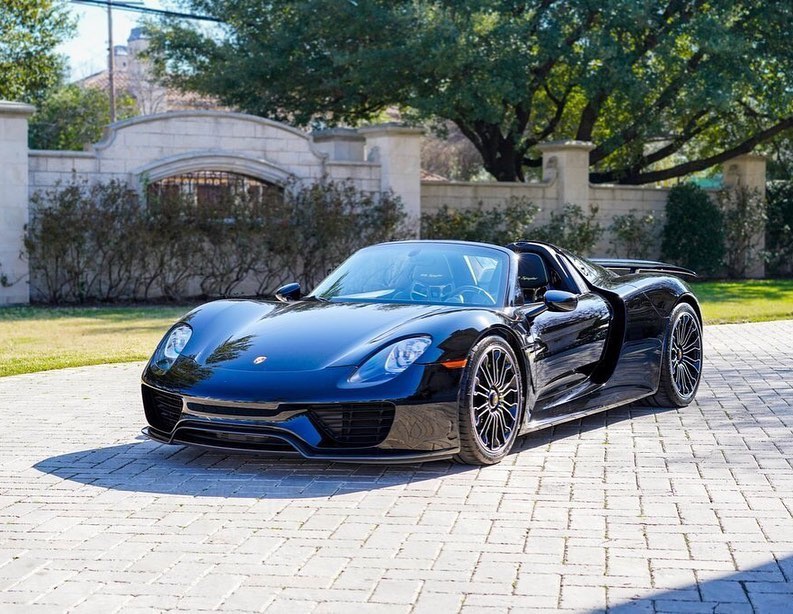 保时捷918 spyder实车 简洁的造型-新浪汽车