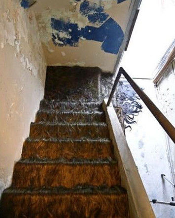 男子发现一间荒弃的房屋,进入内部后,眼前一幕让他感到毛骨悚然