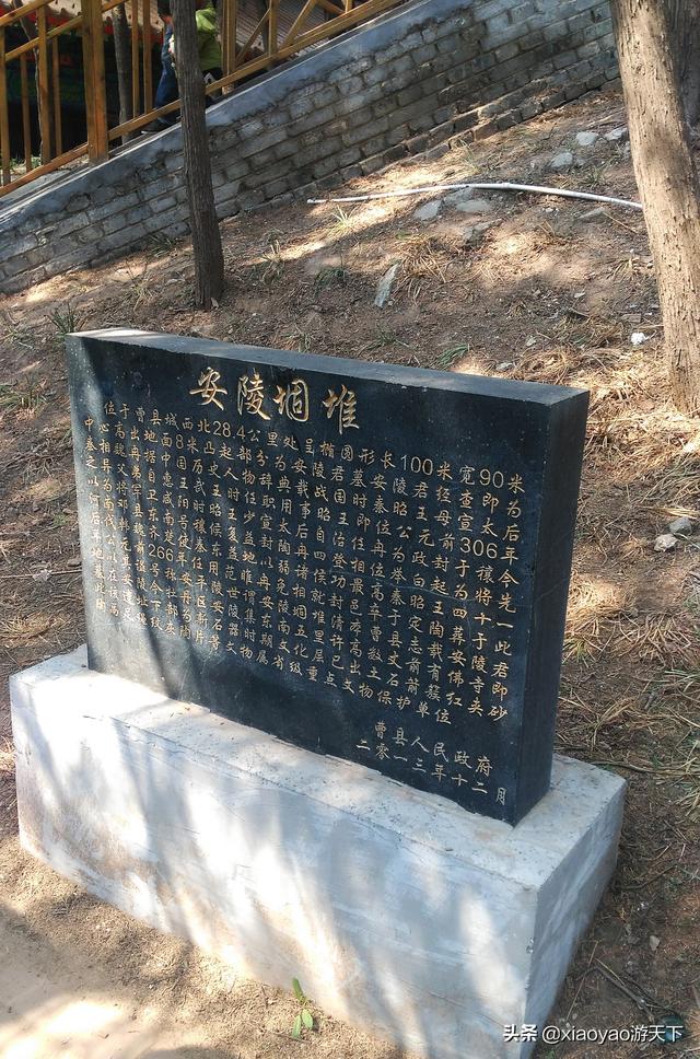 山东曹县安陵堌堆,中国历史上第一位皇太后弟弟的陵墓|财富|魏冉|烈士