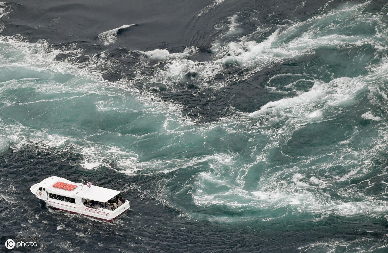 2020年2月22日,日本西部德岛县鸣人海峡著名漩涡的观光季节开始__财经