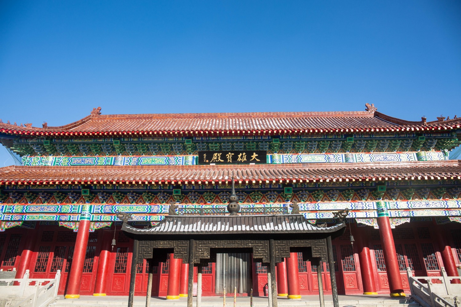 中国佛教建筑之美:这座寺庙只有24年历史,却是闹市中的一块净土|寺庙|北普陀寺|佛寺_新浪新闻