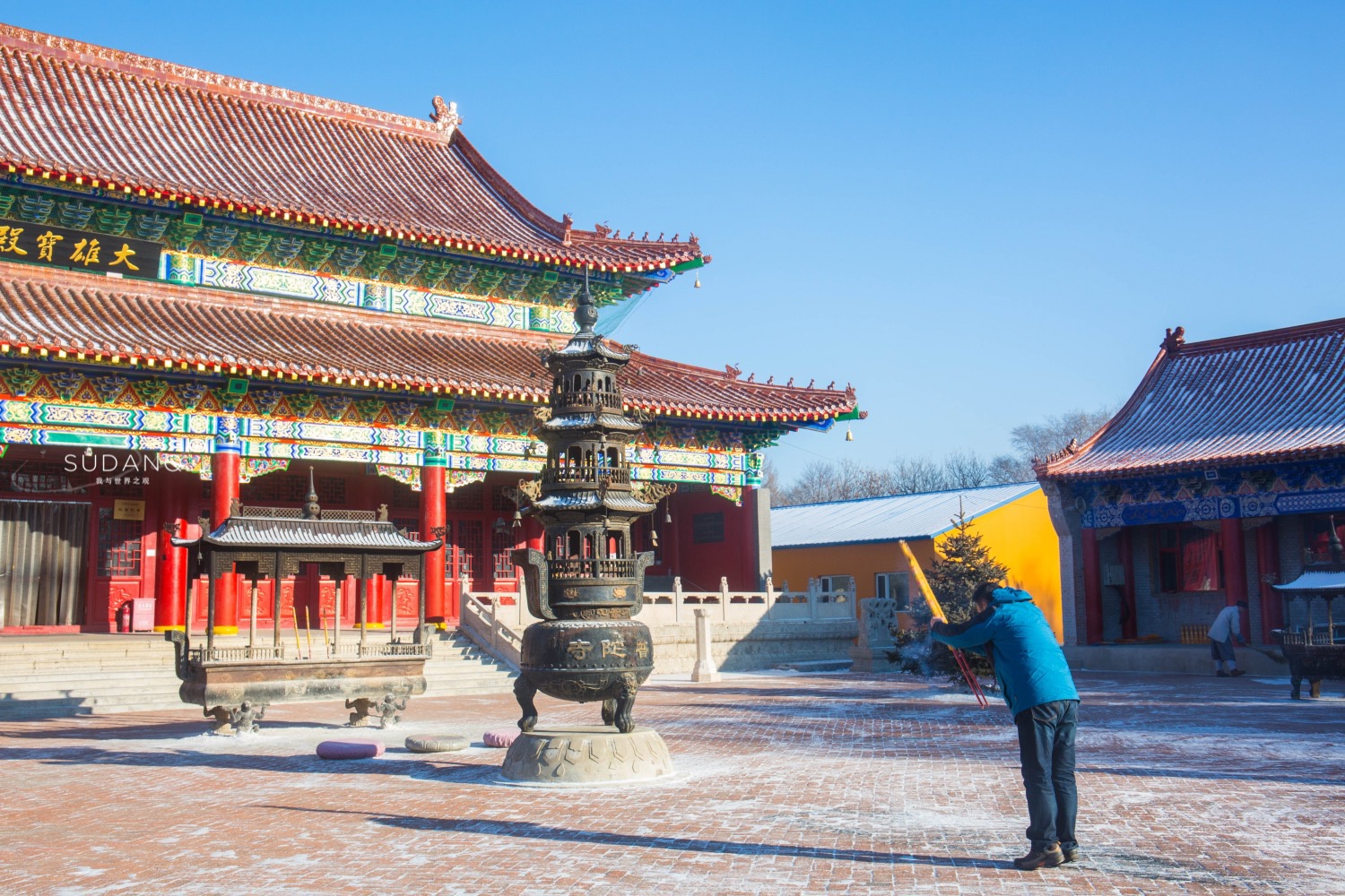 中国佛教建筑之美:这座寺庙只有24年历史,却是闹市中的一块净土|寺庙|北普陀寺|佛寺_新浪新闻