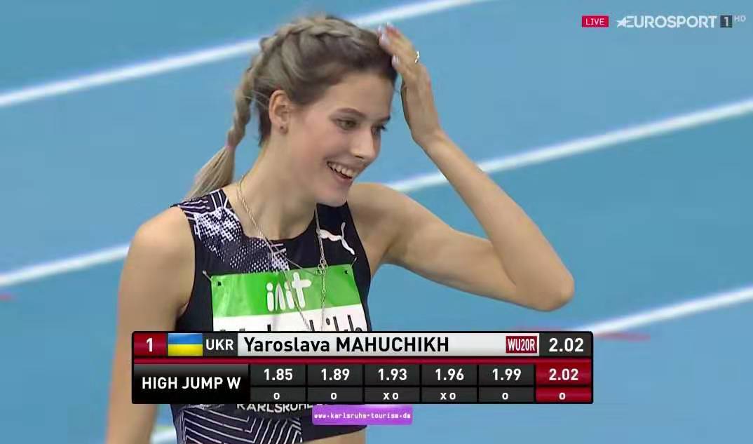 狂赢8厘米世锦赛美女亚军斩获跳高赛六连冠东京奥运将冲击金牌