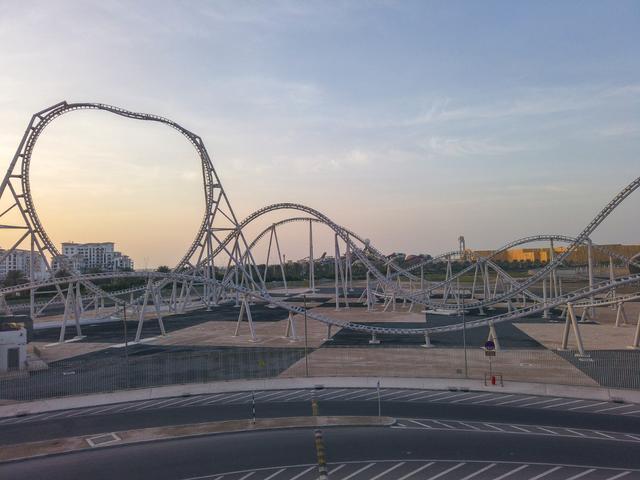 跟我一起打卡有n宗"最"的法拉利乐园吧|法拉利主题公园|过山车_欣浪