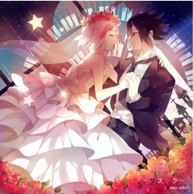 火影忍者时装秀佐助壁咚鸣人你见过吗雏田看了吃醋小樱想打人