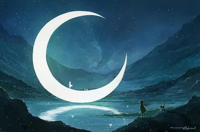 韩国男生笔下浪漫的星河入梦