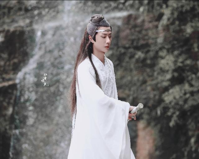 陈情令:忘羡新图太绝了,白衣少年举世无双,一见你就笑满眼欢喜