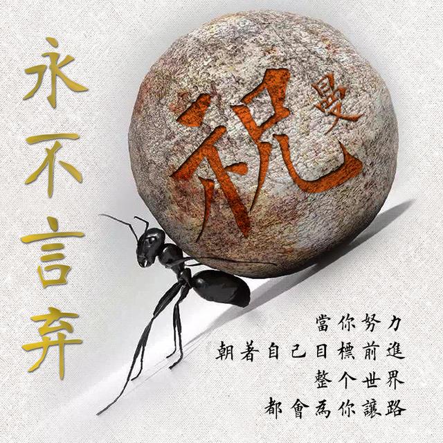 蚂蚁精神励志头像,把你的姓氏刻在石头上,一共12张