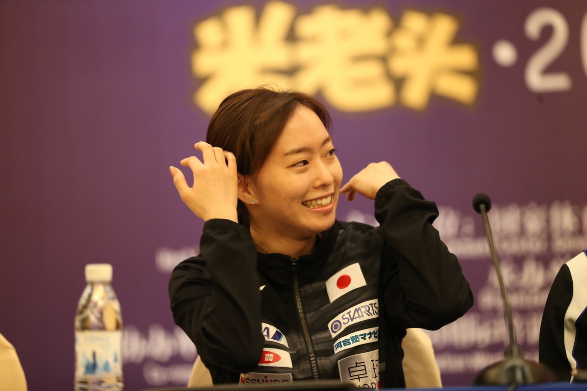 日本女乒第1美女石川佳纯,人美球技好东北话还很流