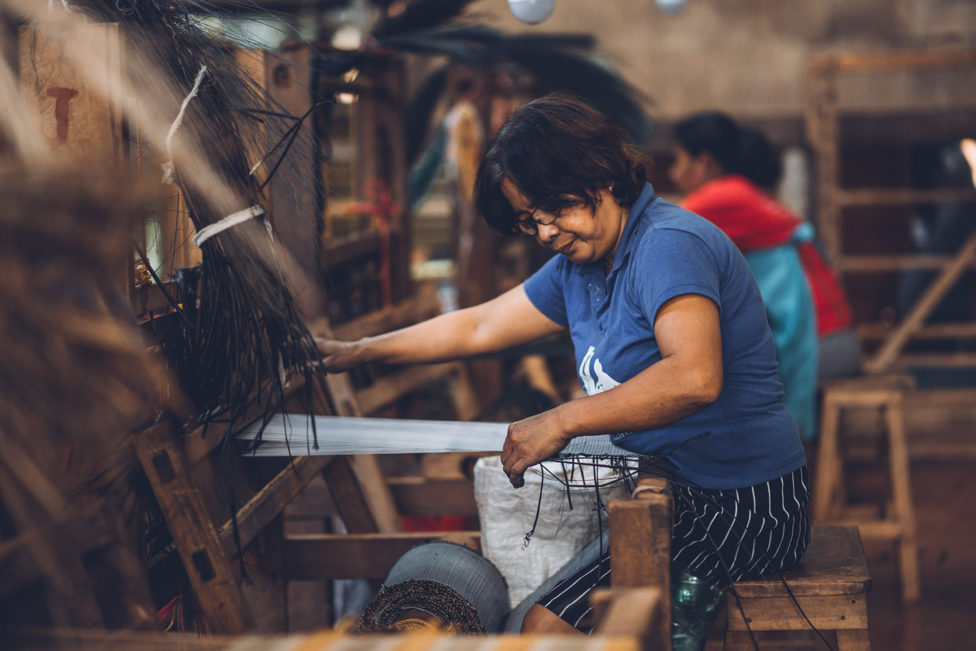 菲律宾巴拉望最有名的草编店,面积虽小但充满文化底蕴