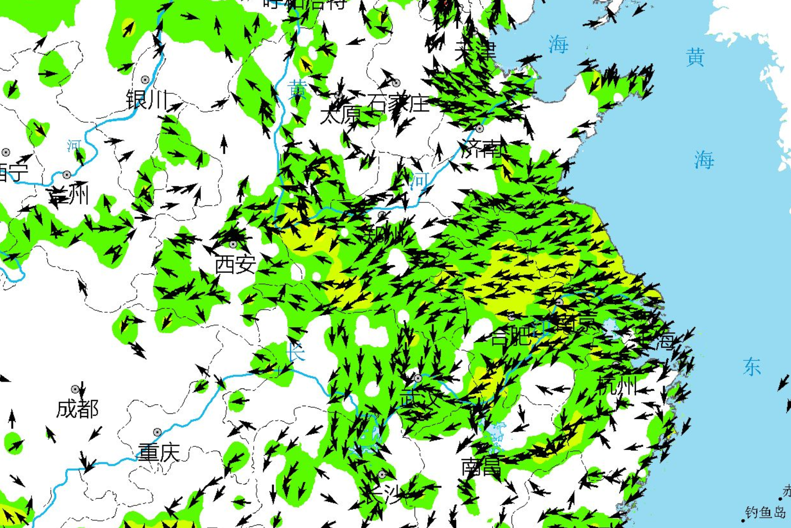 东北冷空气小分队突袭江苏上海成为晴岛分析还是会下雨