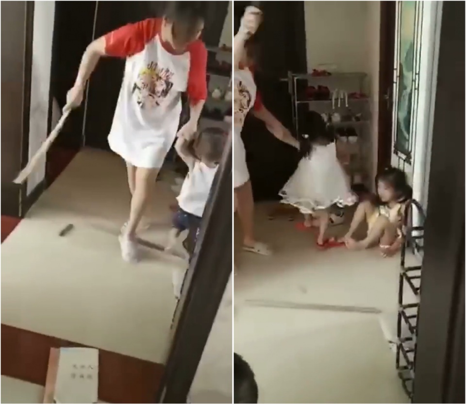 女子无故痛打仨孩子引网友众怒,那些被家暴的孩子,长大会怎样?