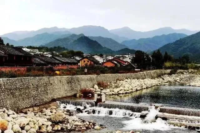 华阳古镇傥骆古道驿站山水古风秀美