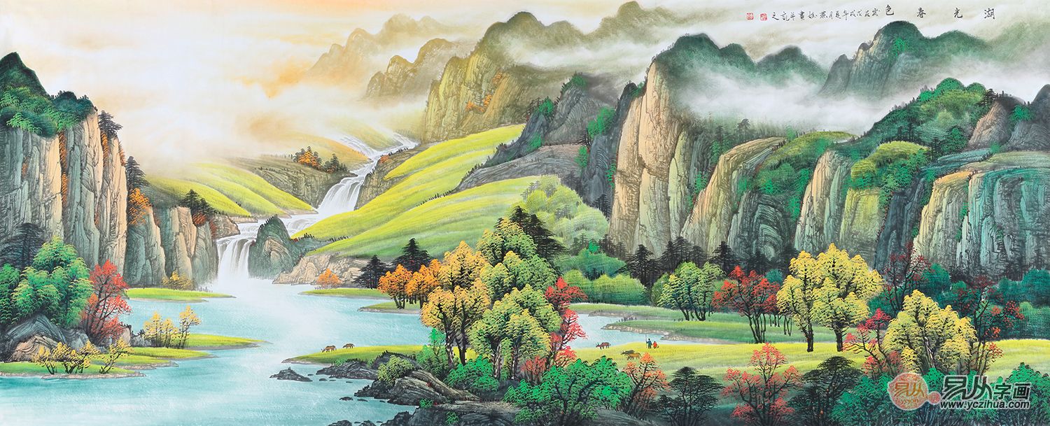 送长辈实用礼物,这几幅山水画很经典