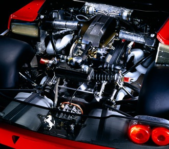 暴力与美学的完美结合,法拉利f50