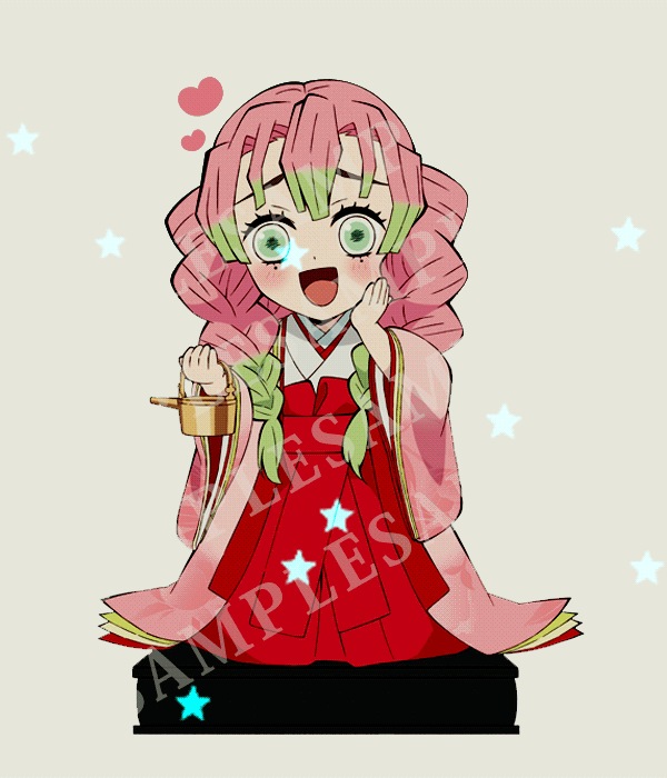 全员可爱 鬼灭之刃女儿节绘制新插图头像壁纸