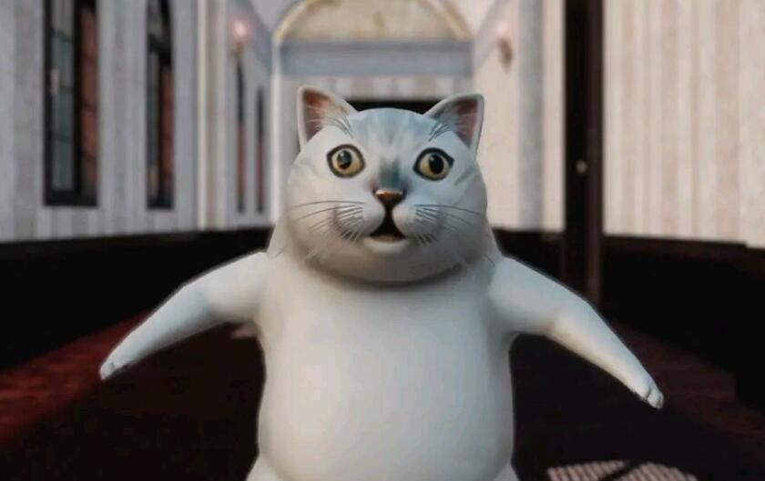 b站最火表情包明明是只沙雕猫却跳宅舞还被做进了只狼