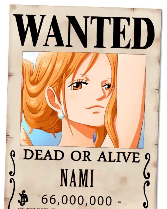 海贼王:最美的五张悬赏令,她两次上榜,她很不上相!