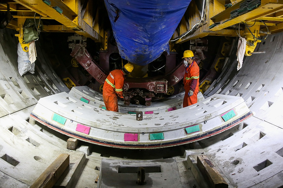 复工记④|上海14号线工程有序复工,盾构日均推进12米
