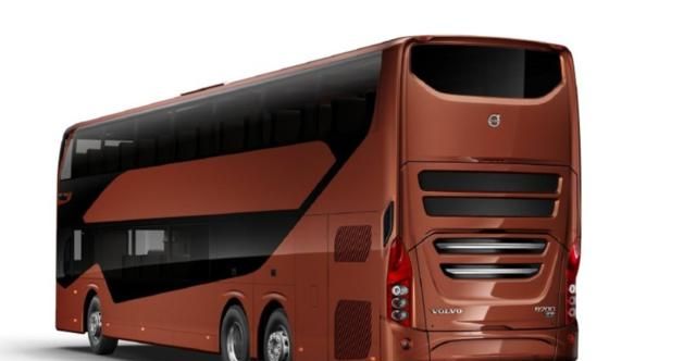 高度超4米沃尔沃最近发布了一款双层客车9700dd