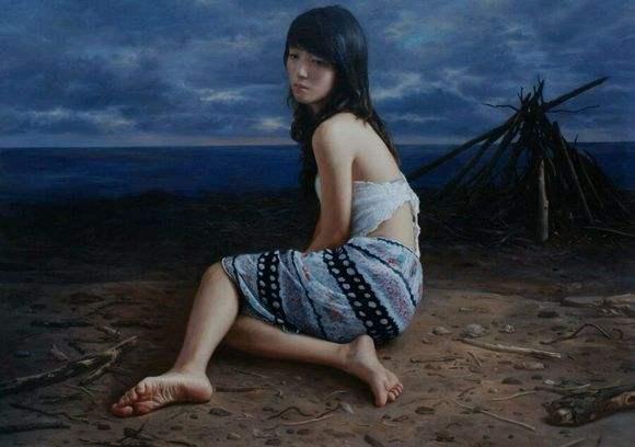 艺术学院年轻教授何振浩唯美女性人体油画作品欣赏