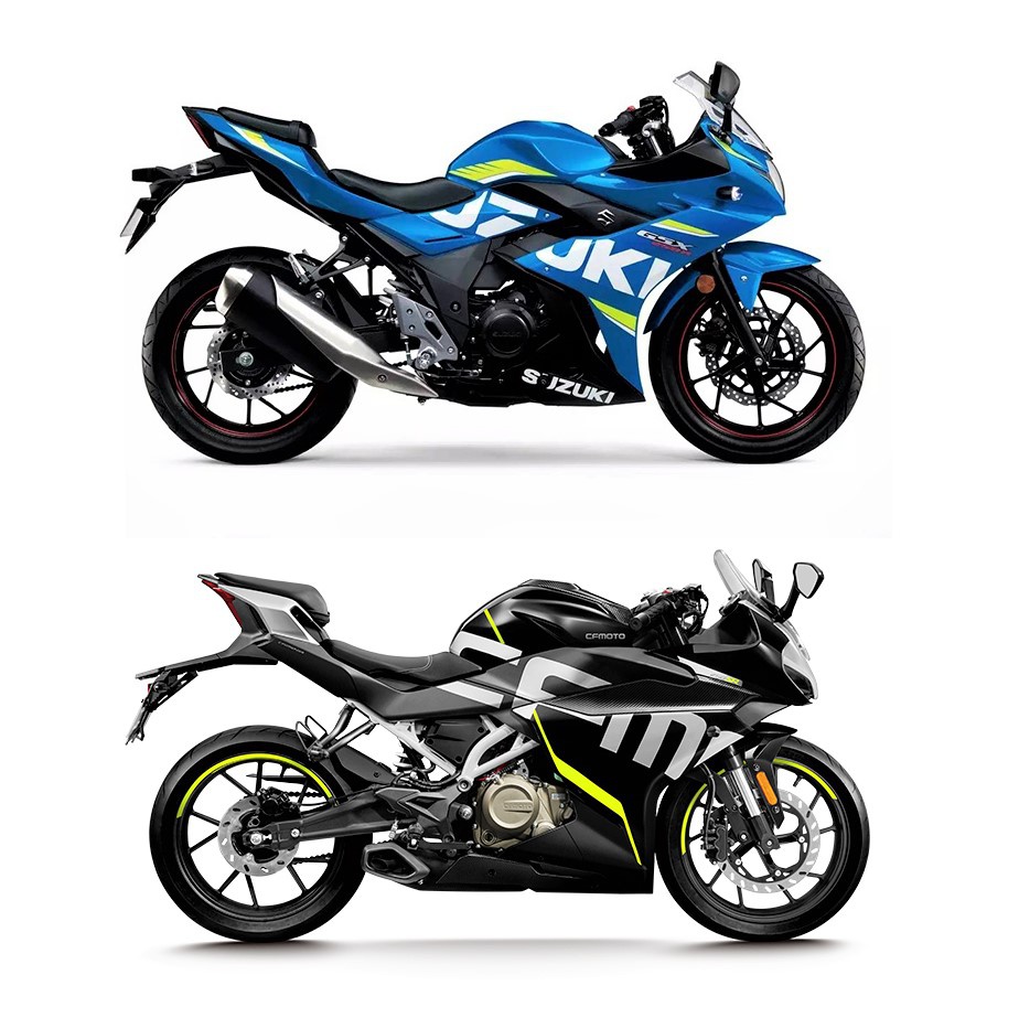 国产摩托崛起之战春风250sr挑战铃木gsx250r